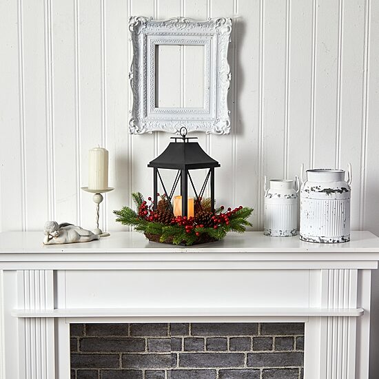 Nearly Natural Lighted Christmas Tabletop Decor
