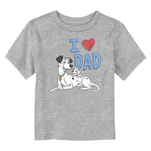 Disney Collection Toddler Unisex Crew Neck Short Sleeve Regular Fit 101 Dalmatians Graphic T-Shirt, 2t, Gray