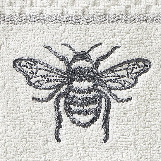 Saturday Knight Farmhouse Bee 2-pc. Hand Towel