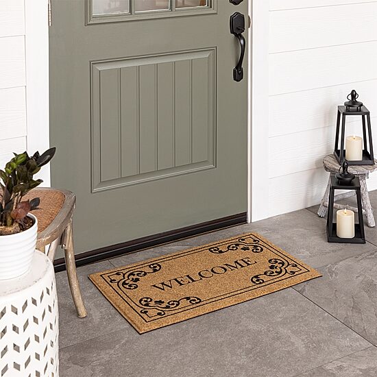 Mohawk Home Faux Coir Welcome 18"X30" Doormat