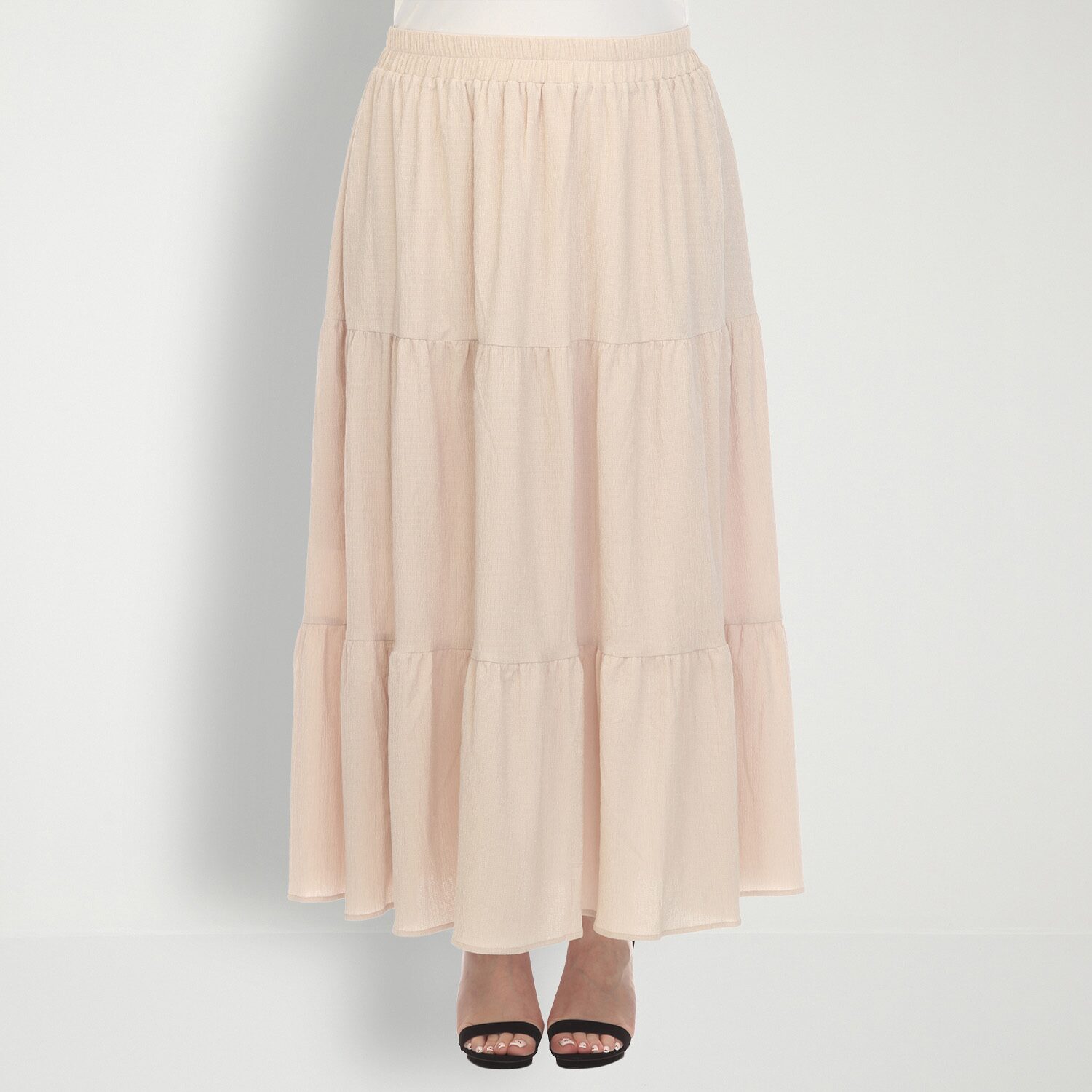 White Mark Womens Plus Maxi Skirt
