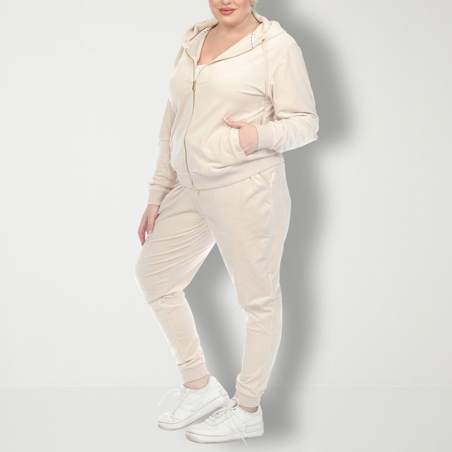 White Mark 2-pc. Track Suit Plus