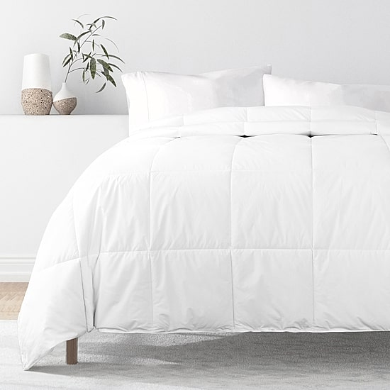 Casual Comfort 100% Cotton Down Alternative Comforter and Duvet Insert