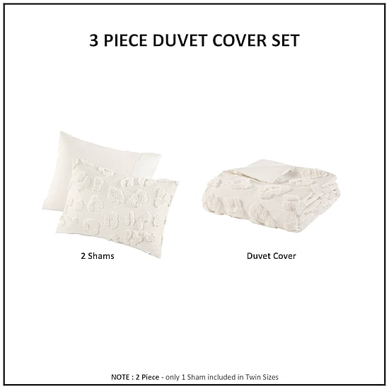 Intelligent Design Sophie Animal Chenille Duvet Cover Set