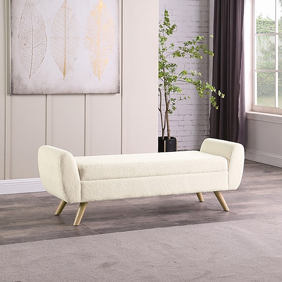 HOMEPOP Homepop Storage Bench