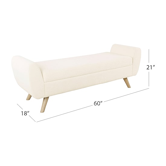 HOMEPOP Homepop Storage Bench