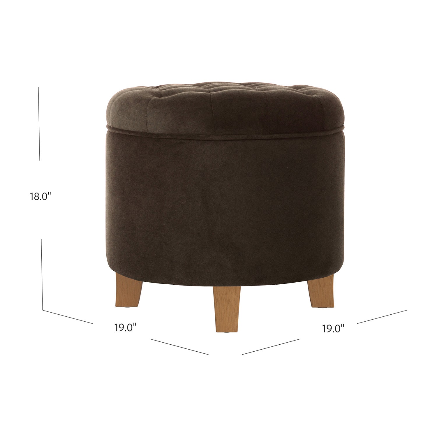 HOMEPOP Homepop Lift-Top Ottoman