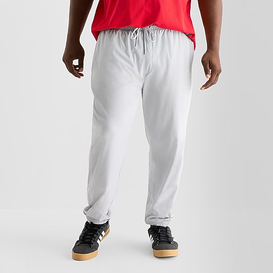 Shaquille O'Neal XLG™ Woven Mens Tapered Classic Fit Big and Tall Track Pant