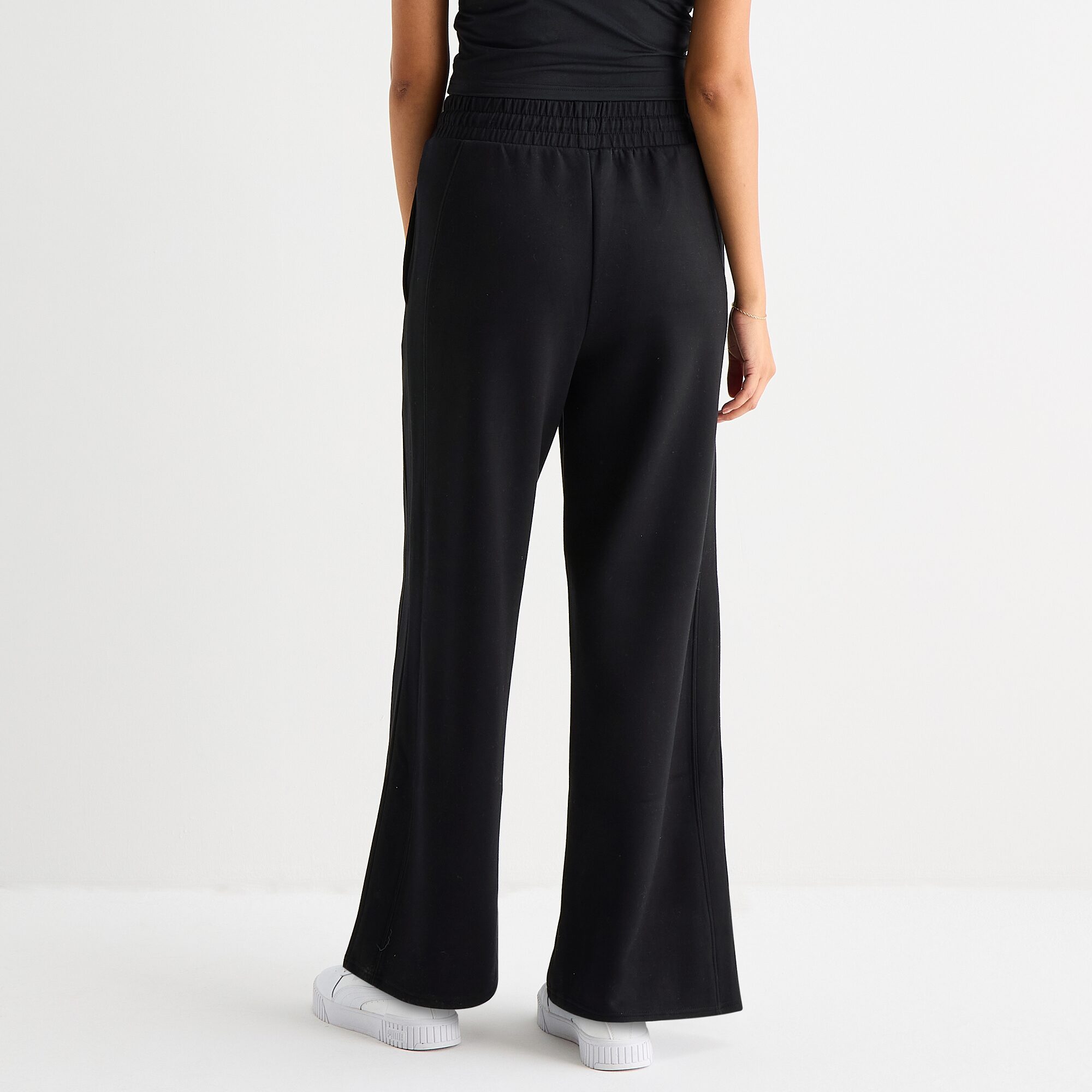 Arizona Womens Juniors Wide Leg Sweatpant