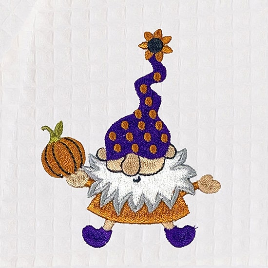 Linum Home Textiles Halloween Waffle Weave Bathrobe Unisex Adult Long Length Long Sleeve Robe