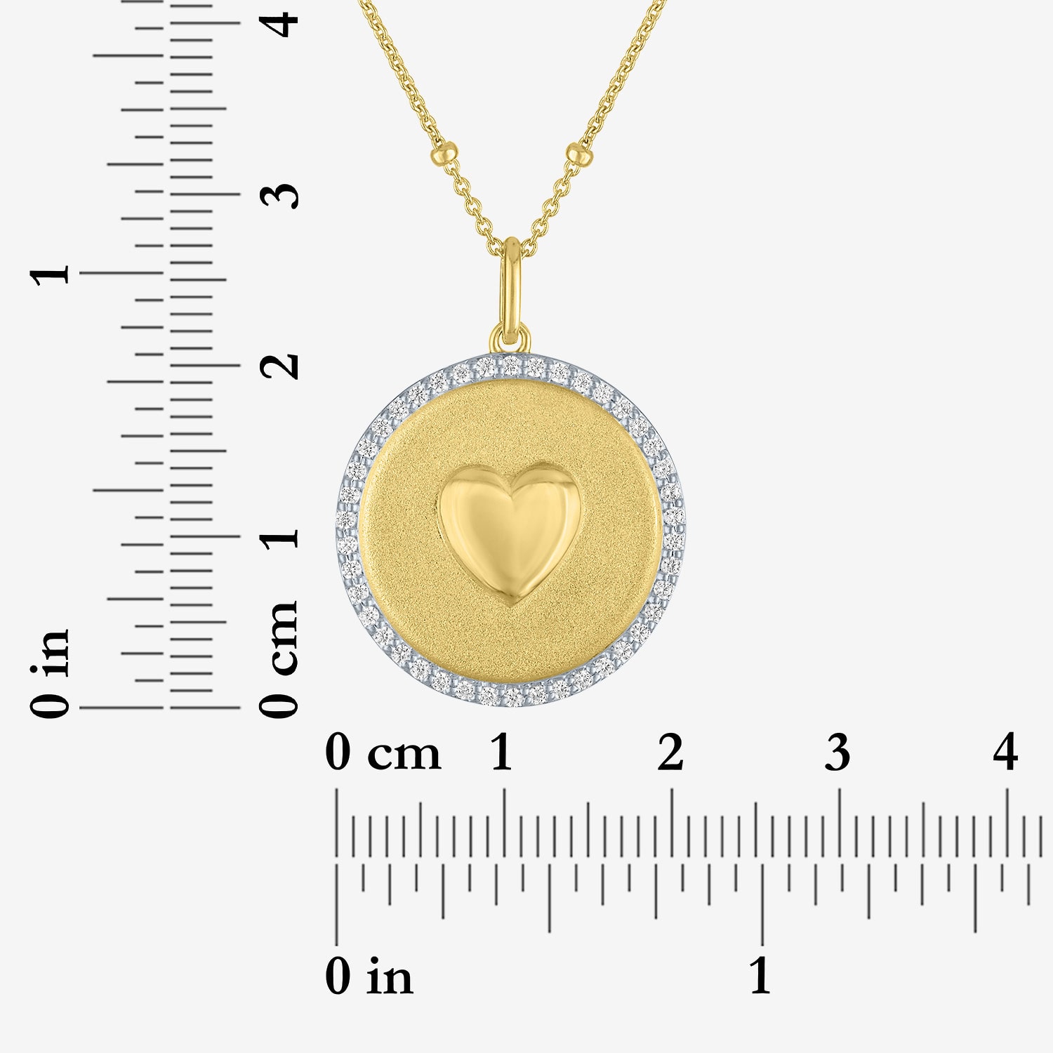 G-H / Si2-I1) Womens 1/ CT. T.W. Lab Grown White Diamond 14K Gold Over Silver Heart Inch Pendant Necklace