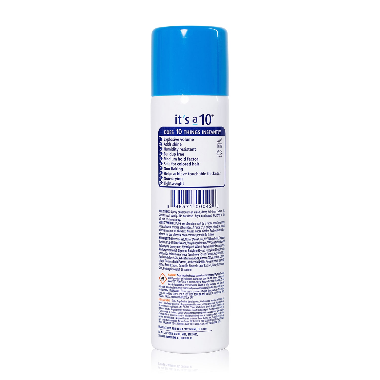 It's a 10 Miracle Blow Dry Volumizer Styling Product 6 oz.