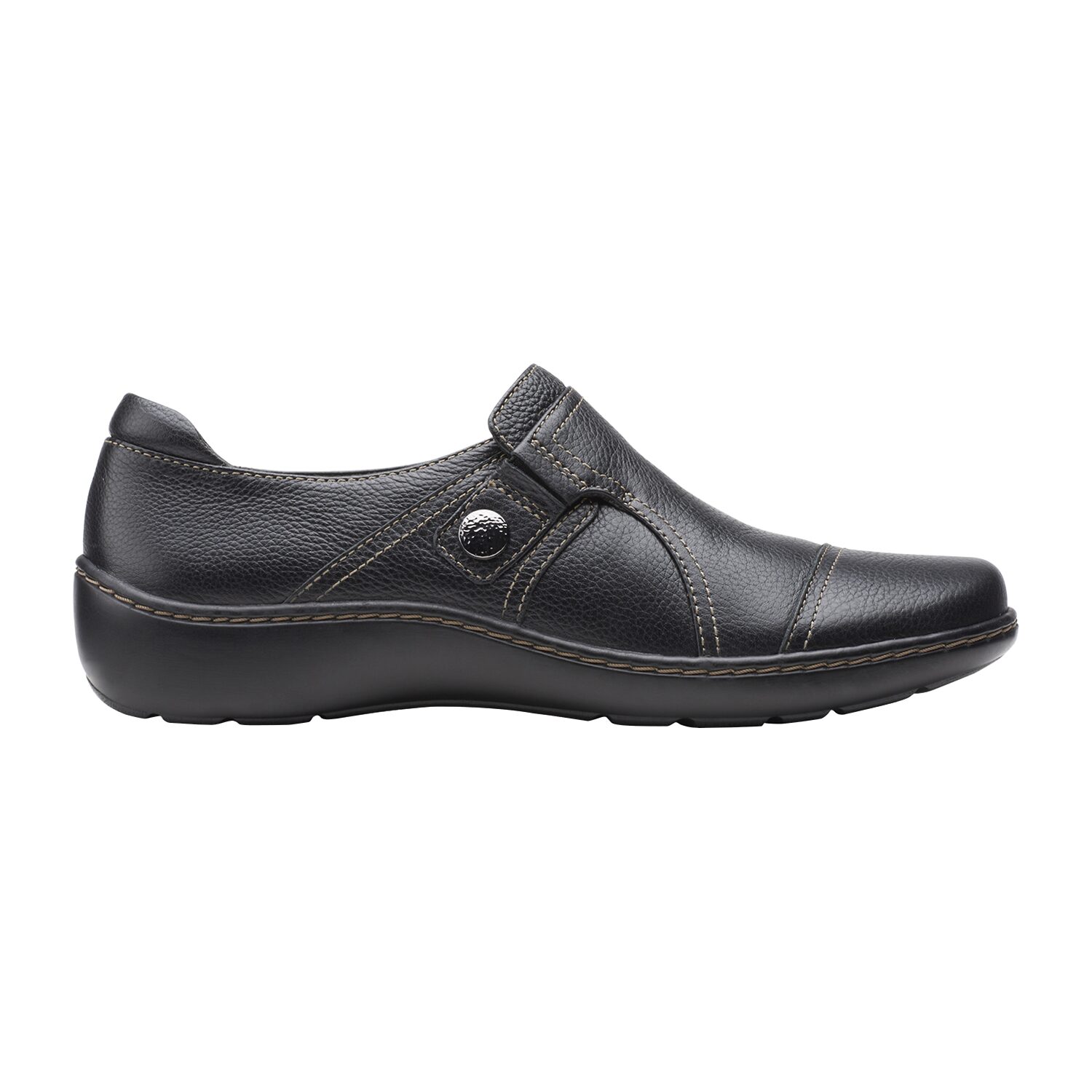 Clarks Cora Poppy Womens Cap Closed Toe Slip-On Shoe