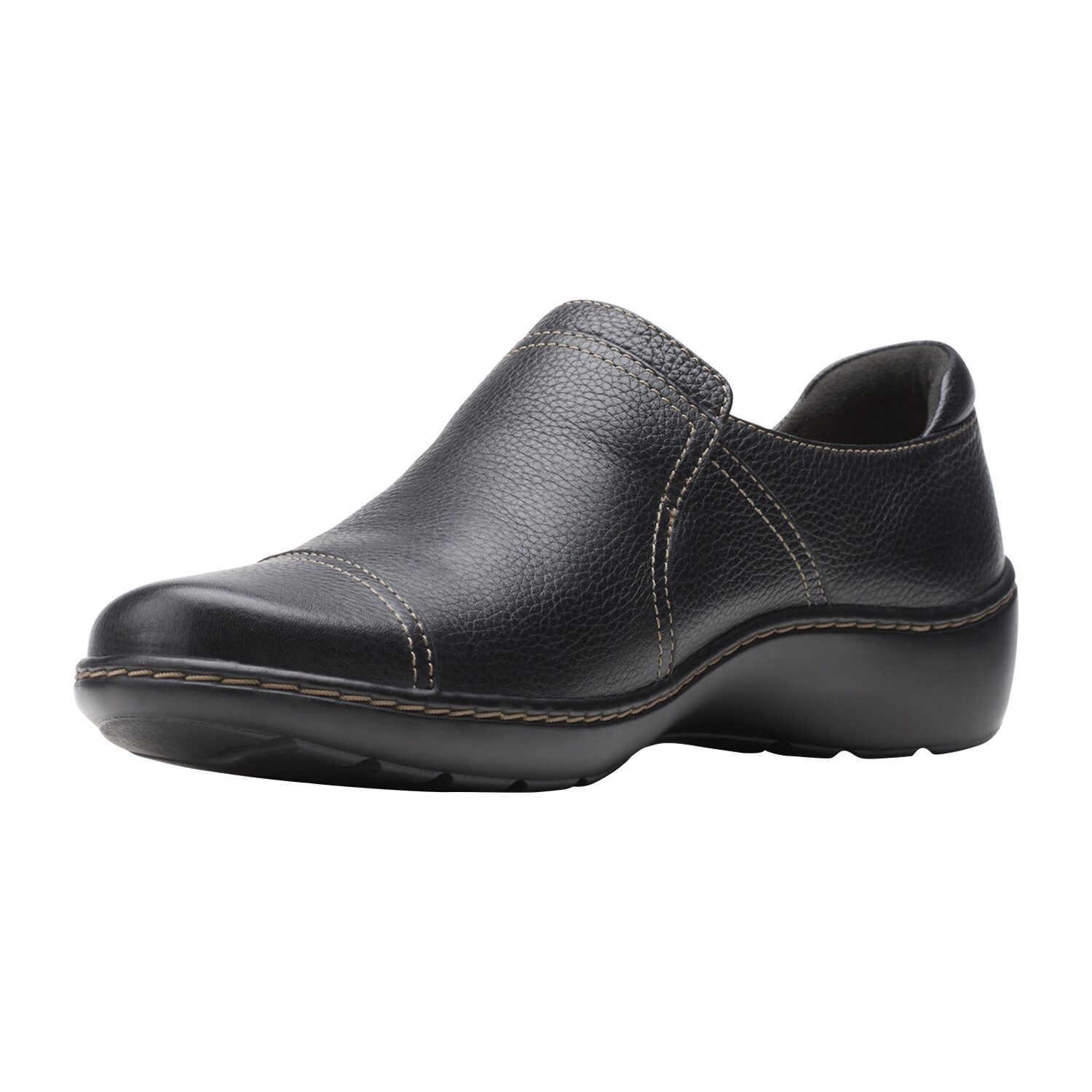 Clarks Cora Poppy Womens Cap Closed Toe Slip-On Shoe