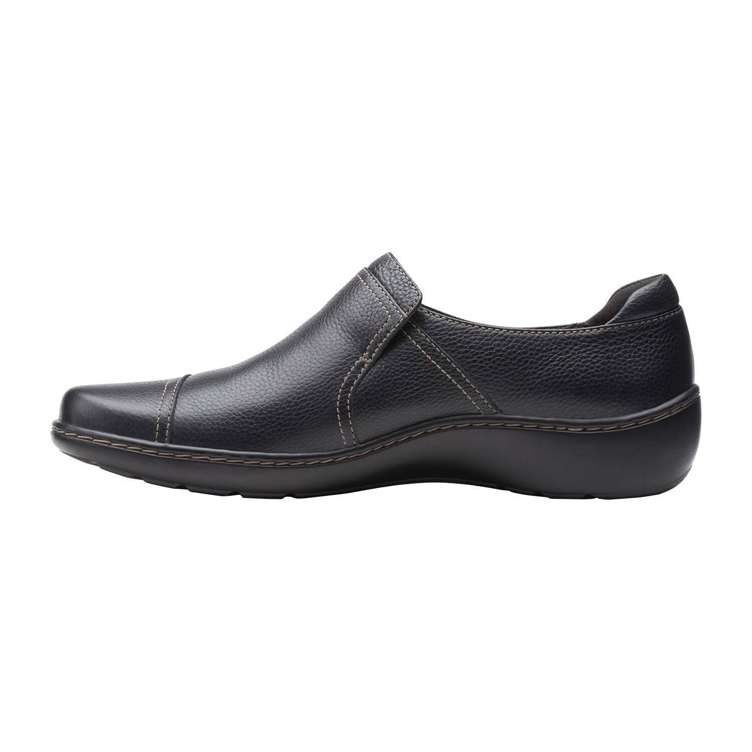Clarks Cora Poppy Womens Cap Closed Toe Slip-On Shoe