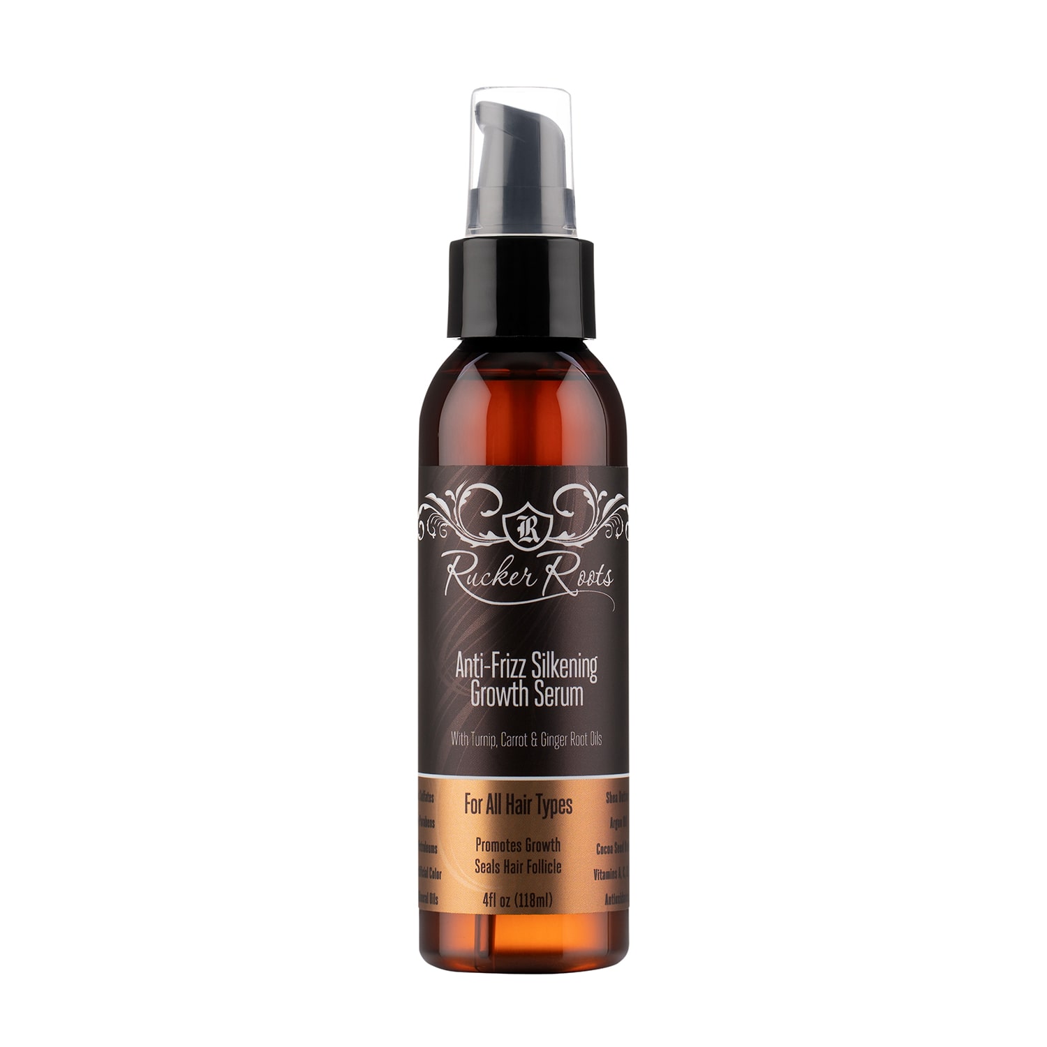 Rucker Roots Anti Frizz Growth Hair Serum 4 oz.