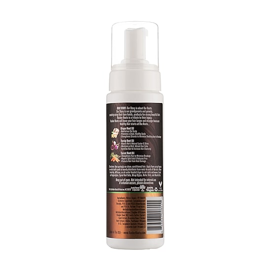 Rucker Roots Ginger Turnip Carrot Texture Styling Hair Mousse 8 oz.
