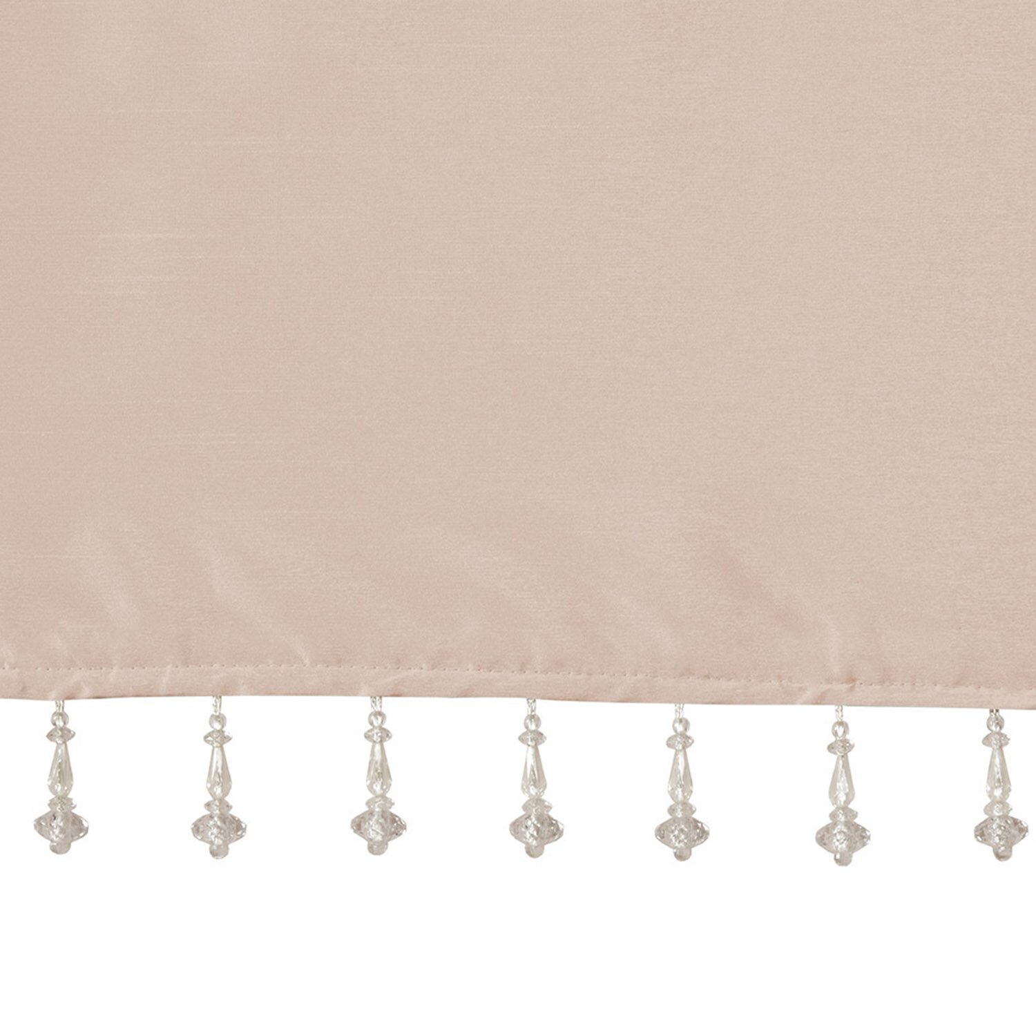 Madison Park Natalie 50"W X 26"L Lightweight Twisted Tab Top Tailored Valance