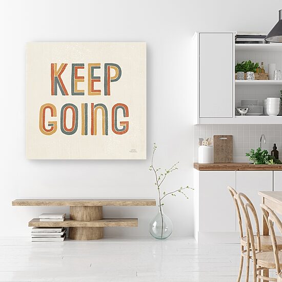 Lumaprints Retro Words Ii Giclee Canvas Art