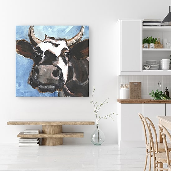 Lumaprints Cattle Close-Up Ii Giclee Canvas Art