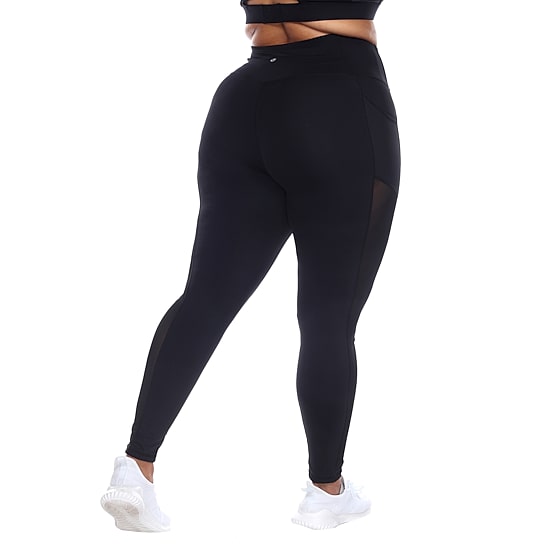 White Mark Womens High Rise 28" Skinny Plus Full Length Leggings