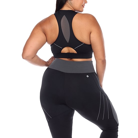 White Mark Womens High Support Sports Bra Ps18582