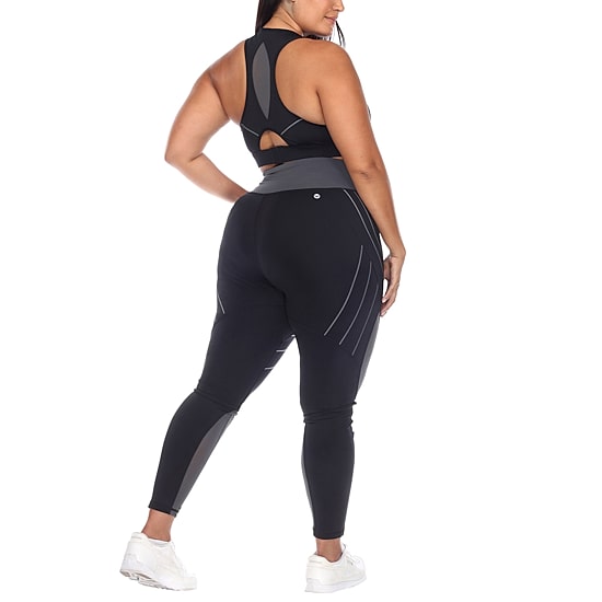White Mark Knit Plus Legging Set