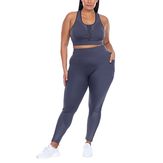 White Mark Plus Legging Set