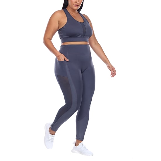 White Mark Plus Legging Set