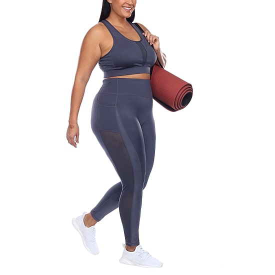 White Mark Plus Legging Set