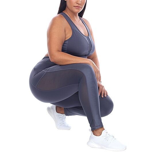 White Mark Plus Legging Set