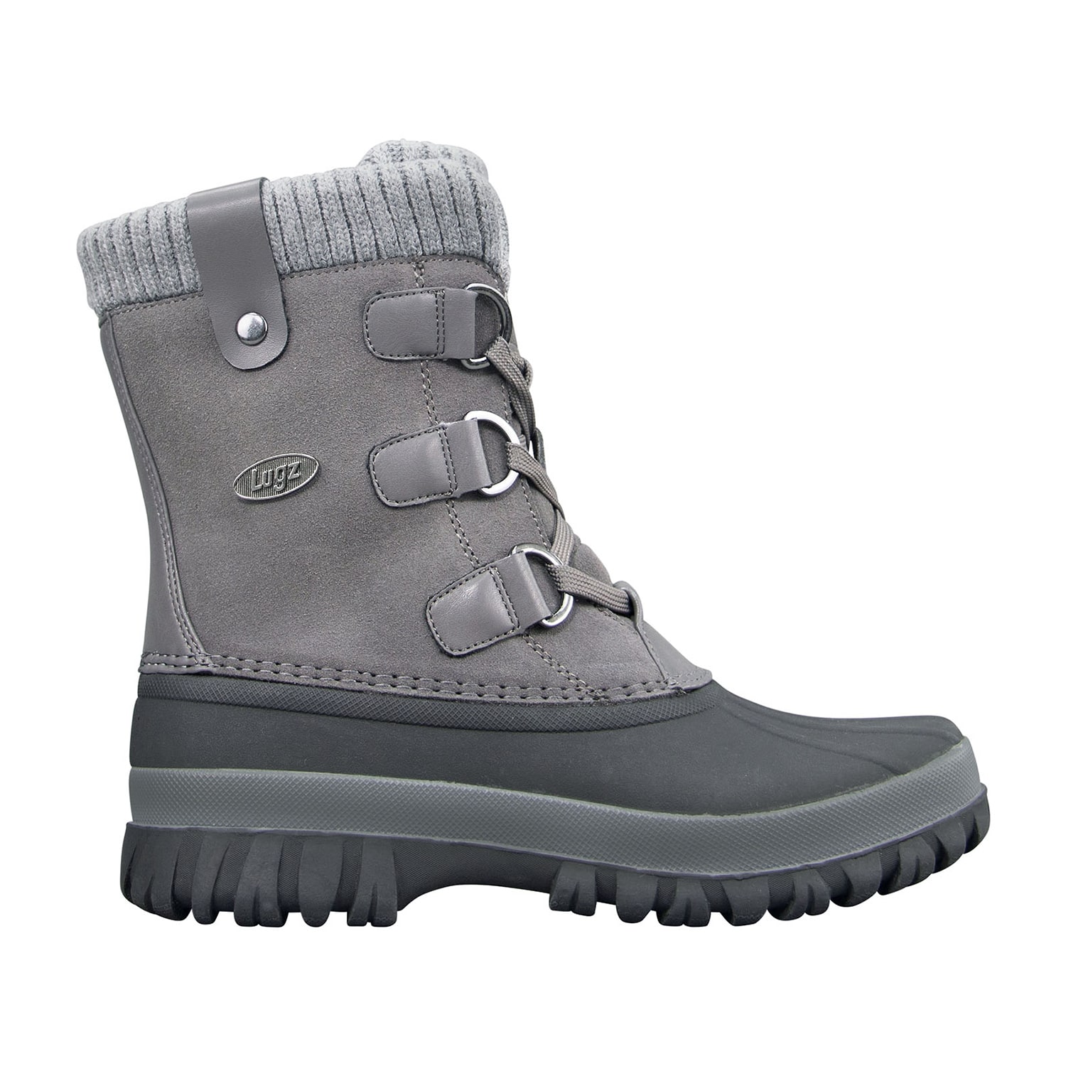 Lugz Womens Stormy Water Resistant Flat Heel Winter Boots