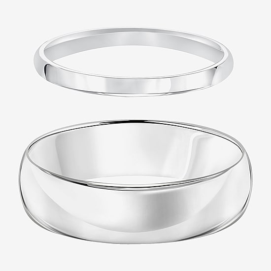 Unisex Adult 10K Gold Wedding Ring Set