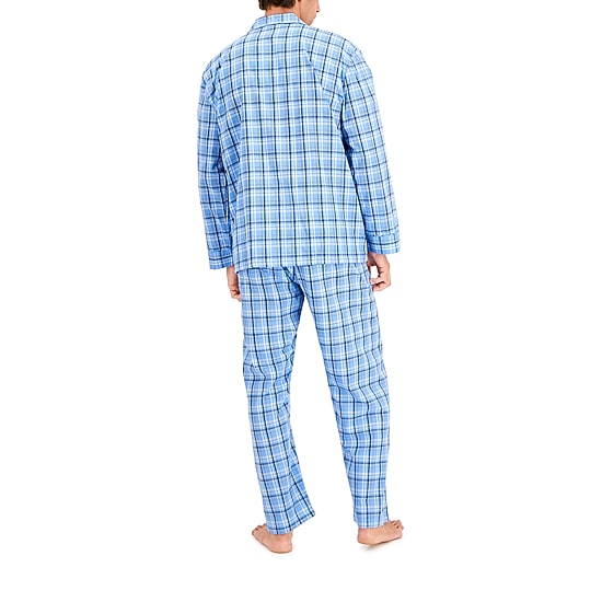 Hanes Mens Long Sleeve 2-pc. Pajama Set