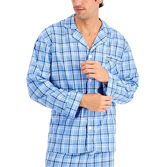 Hanes Mens Long Sleeve 2-pc. Pajama Set