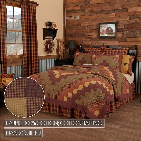 VHC Brands Heritage Farms Reversible Quilt Set