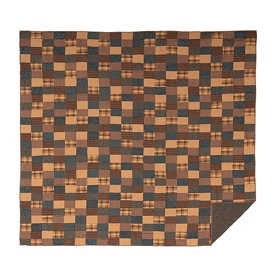 VHC Brands Patriotic Patch Reversible Quilt