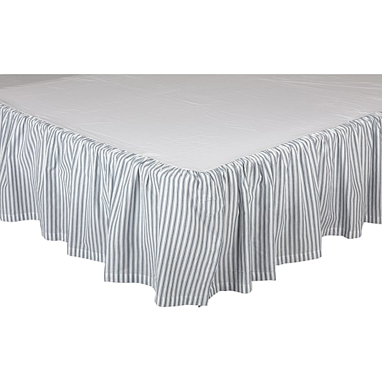 VHC Brands Sawyer Mill Stripe 16" Bed Skirt