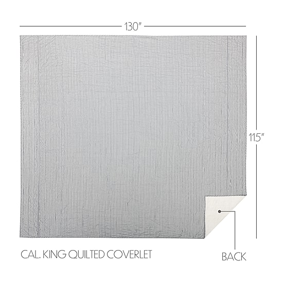 VHC Brands Sawyer Mill Stripe Reversible Quilt