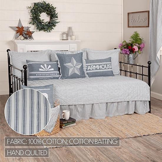 VHC Brands Sawyer Mill Patch 5-pc. Reversible Quilt Set