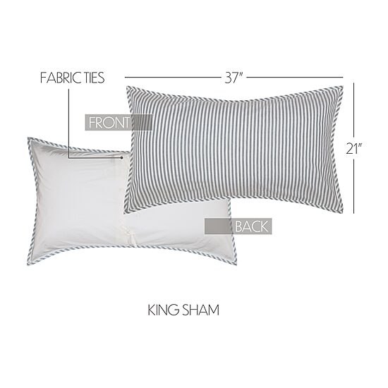 VHC Brands Sawyer Mill Stripe Pillow Sham