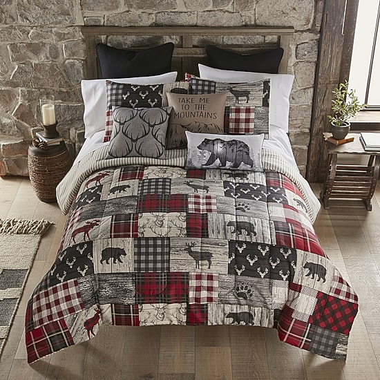 Your Lifestyle By Donna Sharp Timber 3-pc. Midweight Reversible Comforter Set