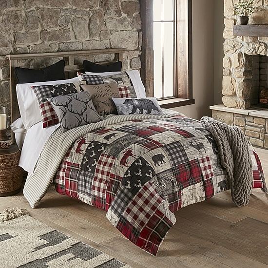Your Lifestyle By Donna Sharp Timber 3-pc. Midweight Reversible Comforter Set