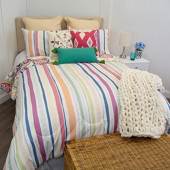 Your Lifestyle By Donna Sharp Cali 3-pc. Midweight Reversible Comforter Set