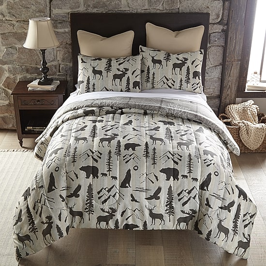 Your Lifestyle By Donna Sharp Forest Weave 3-pc. Midweight Reversible Comforter Set