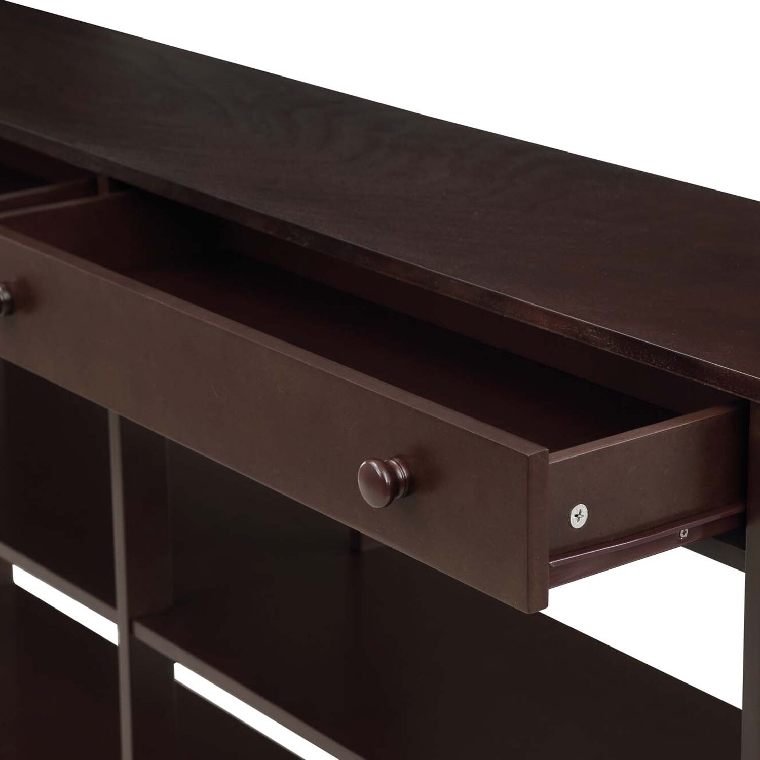 Oxford 2-Drawer Storage Console Table with Shelves