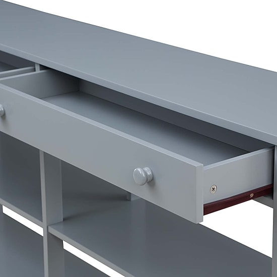 Oxford 2-Drawer Storage Console Table with Shelves