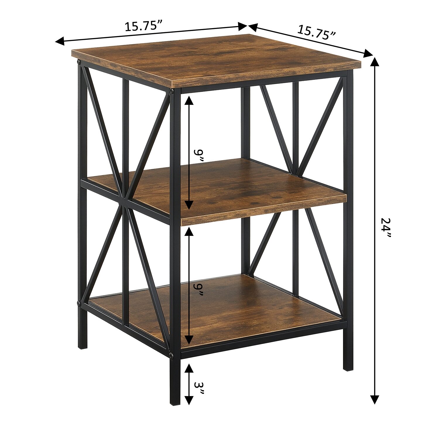Convenience Concepts Tucson Storage End Table