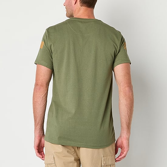 Buckhorn River Mens Round Neck Short Sleeve Regular Fit Graphic T-Shirt