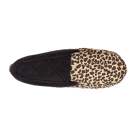 Isotoner Ivy Spandex Velour Womens Moccasin Slippers